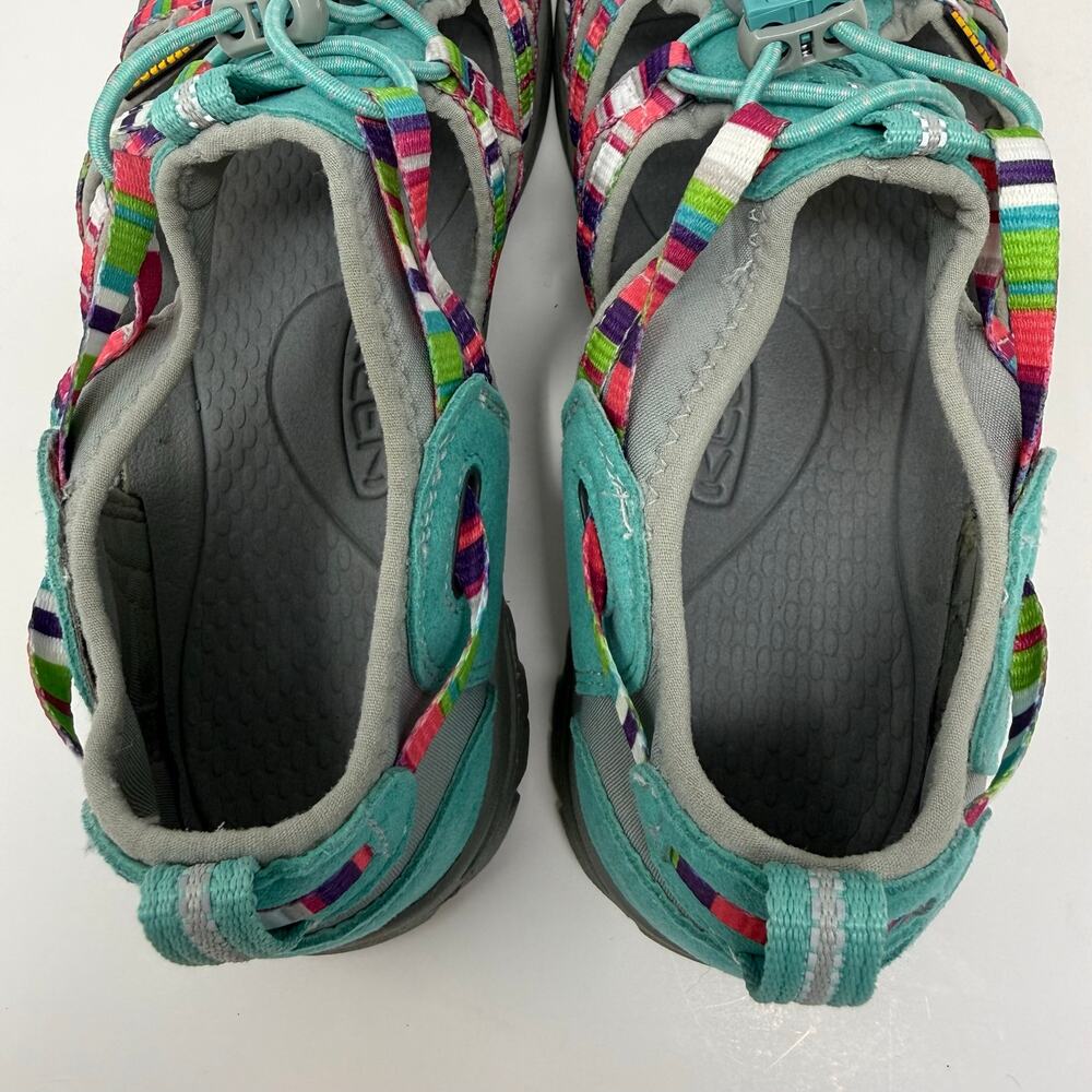 Keen Whisper Raya Fusion Strap Sandals Women's 6 Teal Pink Hiking Summer - Picture 11 of 12
